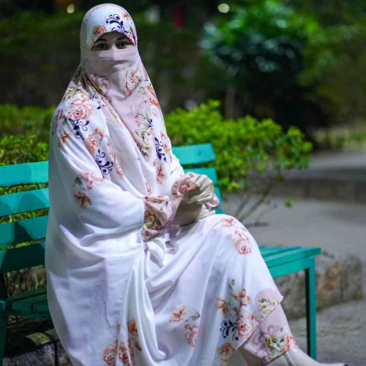 Elegant Palazzo long Khimar Set